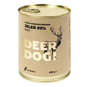 Deer Dog Jeleń z miętą 800g puszka