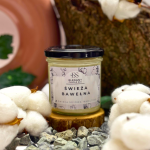 Świeca Sojowa – Świeża Bawełna – Handmade