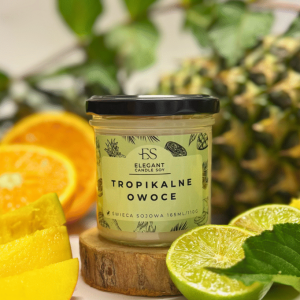 Świeca Sojowa – Tropikalne Owoce – Handmade